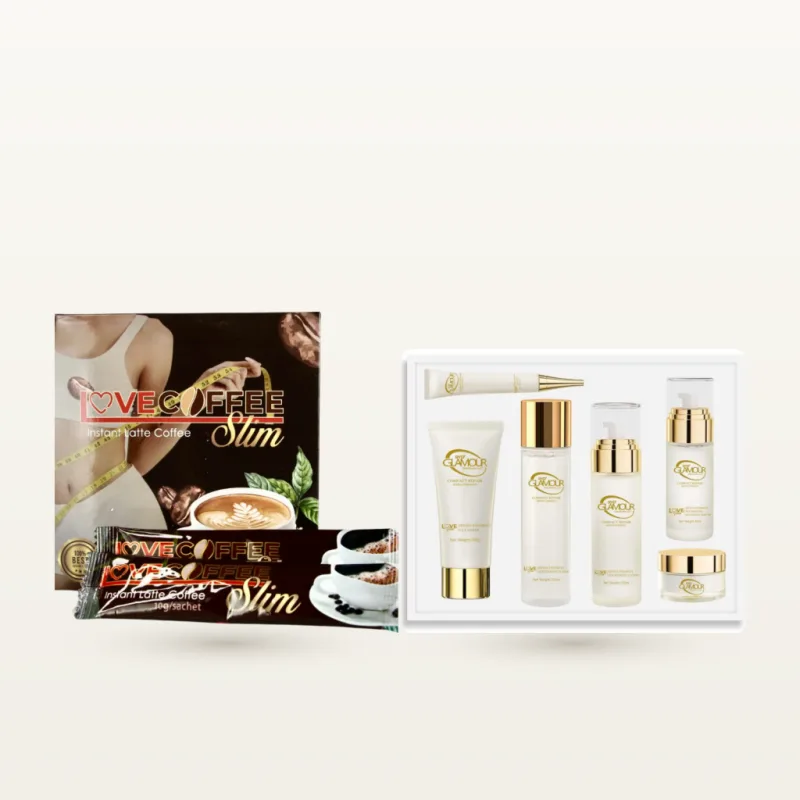 Elige tu regalo: 3 cafés Glamour o 1 Set Reparador Love Glam