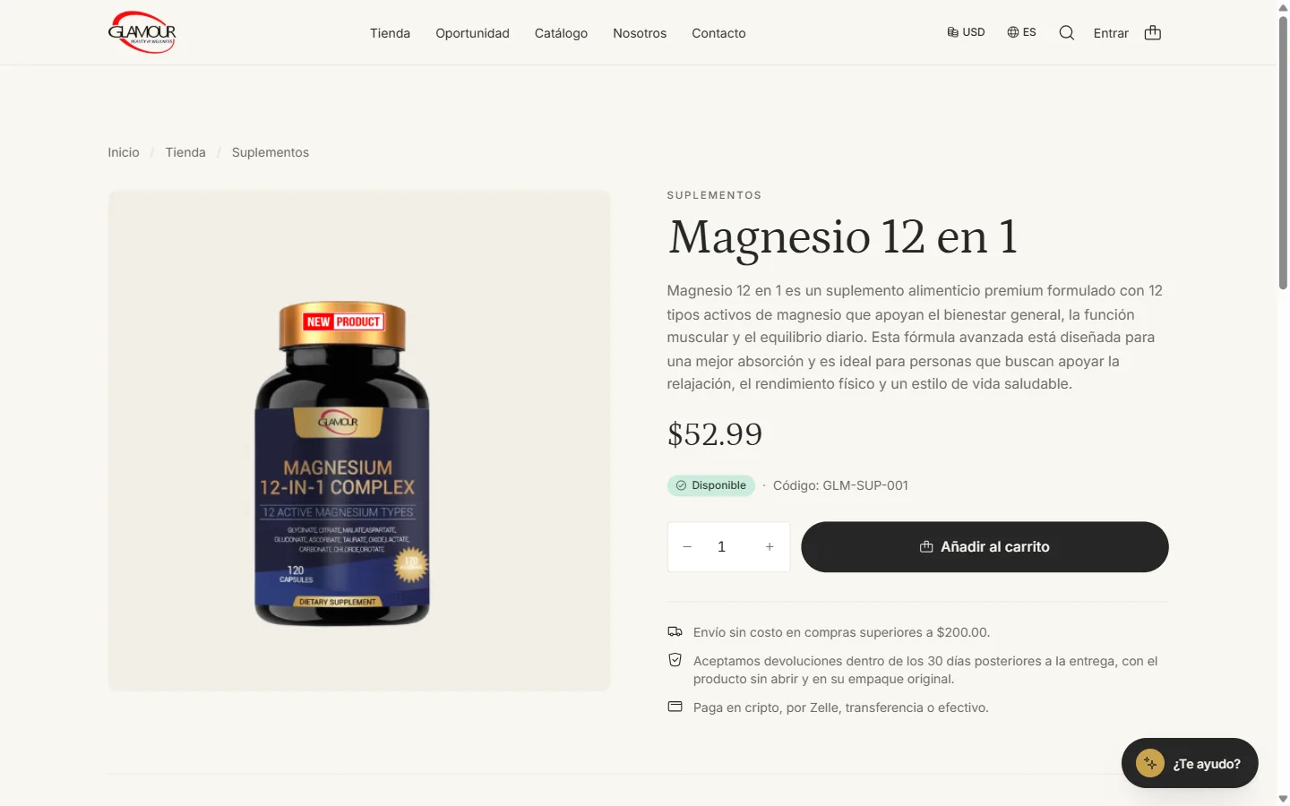 Elige tu producto